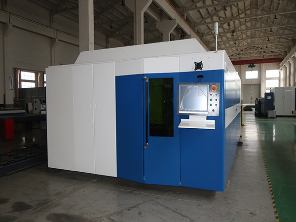 Ang Cover-enclosed Exchange pallet CNC Metal Fiber Laser Pipe Tube Cutting Machine Presyo